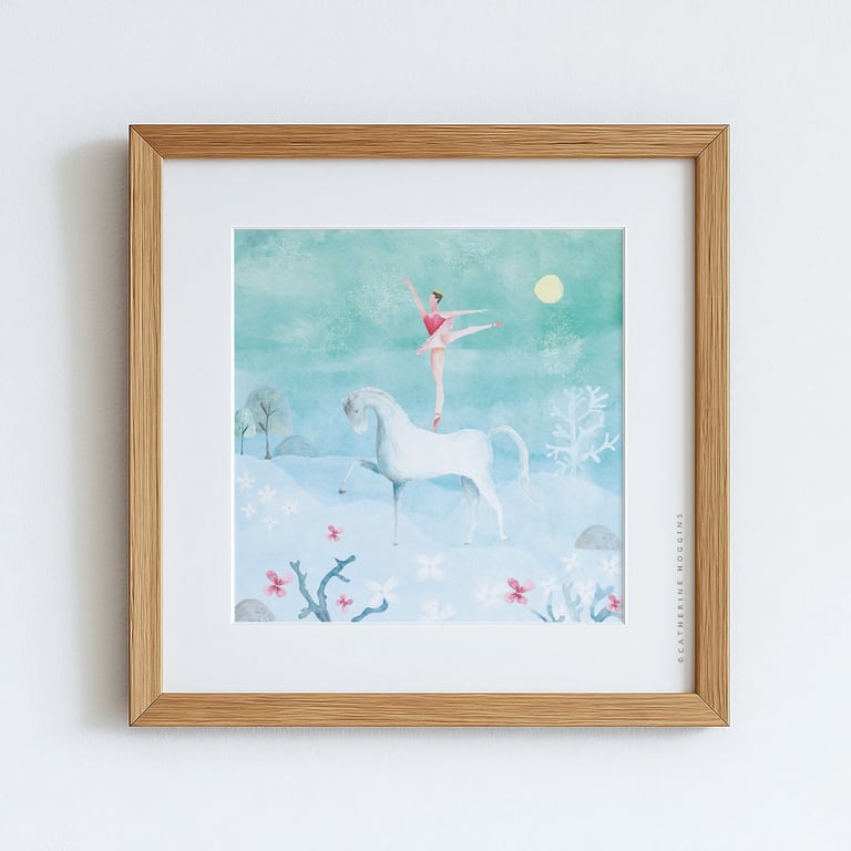 Ballerina - Giclee Art Print - Wall Art For Kids