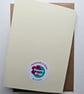 Easter Egg Pale Pink Quilled Flowers Card Size 6" x 4" Happy Easter - Image 9