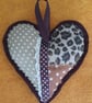 Affirmation Patchwork Heart Hanging
