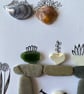 Cornwall sea glass garden design greeting card - Image 3