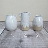 Perfectly Imperfect One mini ceramic vase - white