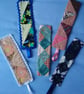 Patchwork fabric bookmarks. Up to 5 (not 1) available using options  - Image 1