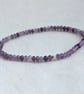 Faceted amethyst stretch bracelet, February birthday - Image 6