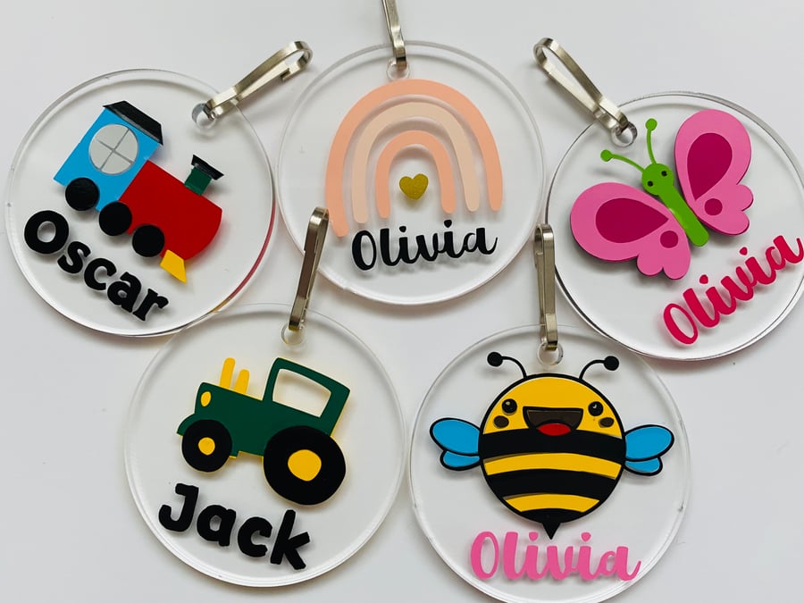 Personalised bag tag