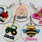 Personalised bag tag