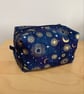 Constellation Print Box Shape Makeup Bag - Image 1