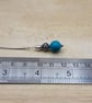 Small minimalist Turquoise pendant. December birthstone necklace - Image 4