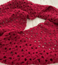 Red Infinity Scarf - Handmade Crochet - Practical Christmas Gifts for her - Image 3