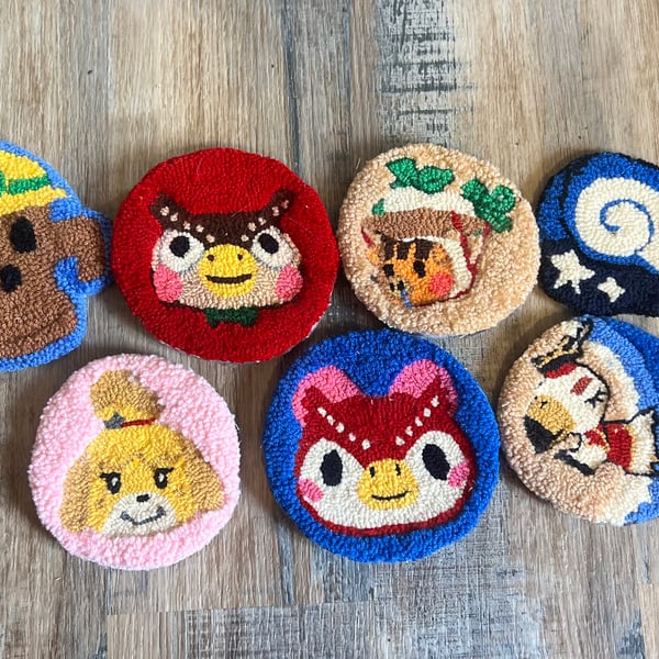 Animal Crossing Cute Pet Mug Rugs Coasters