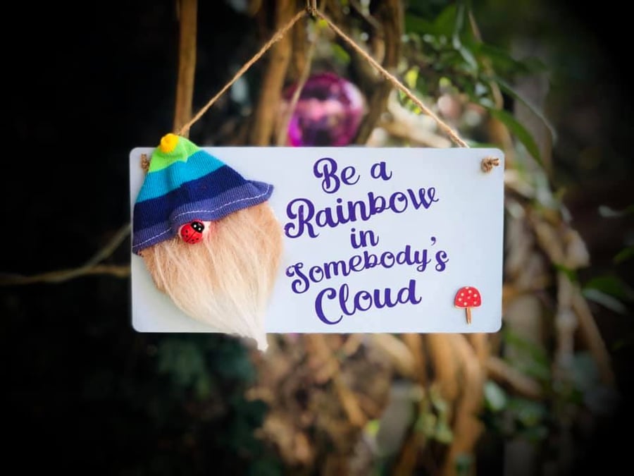 Be a Rainbow Plaque