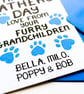 Personalised Father's Day Card For Grandad From Dogs, Cats, Pets, Furry Children - Image 3