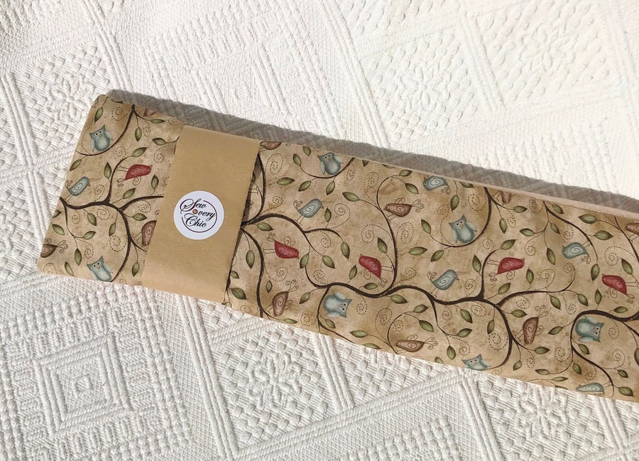 Microwave Wheat Bag I Little Owl design I lavender heat bag I hottie bag