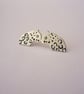 Leopard stud earrings, animal jewellery, enamel jewellery - Image 2