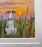 Framed textile dog picture.. keep your face always to the sunshine! - Image 7