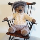 Knitted Mohair Bear, Traditional Teddy Bear 