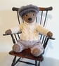 Knitted Mohair Bear, Traditional Teddy Bear 