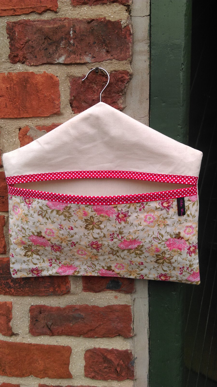 Floral Quilted Multi Use Bag - Pegs, Car Tidy, Nappy Holder etc.