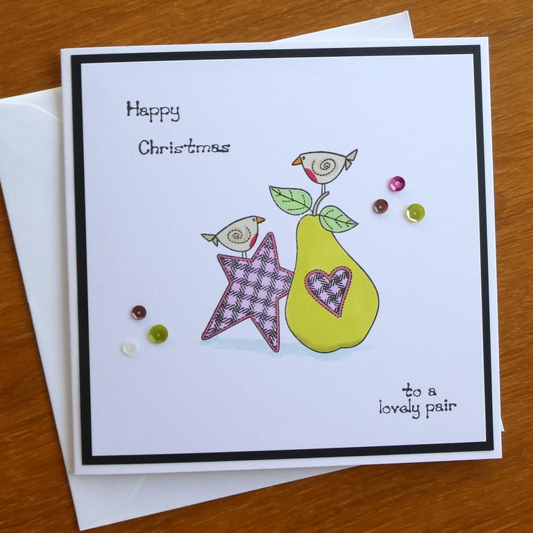 Christmas Card - To A Lovely Pair 