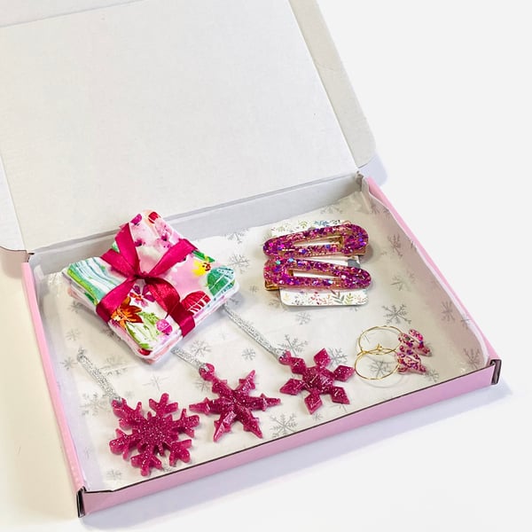 Girlie pink letterbox gift, Christmas gift for her, stocking filler for her