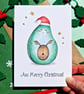 Merry Christmas Card, Funny Avocado Christmas Card, Avo Merry Christmas! - Image 3