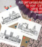 Warsaw Skyline Greetings Card - Image 3