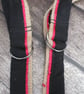 Eco-Friendly Rucksack -Handmade from Upcycled Materials - Black with embroidery  - Image 4