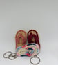 Handmade Crochet Flip Flop Keychain