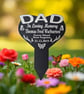 Dad Grave side marker plaque memorial engraved heart Ornament in loving memory