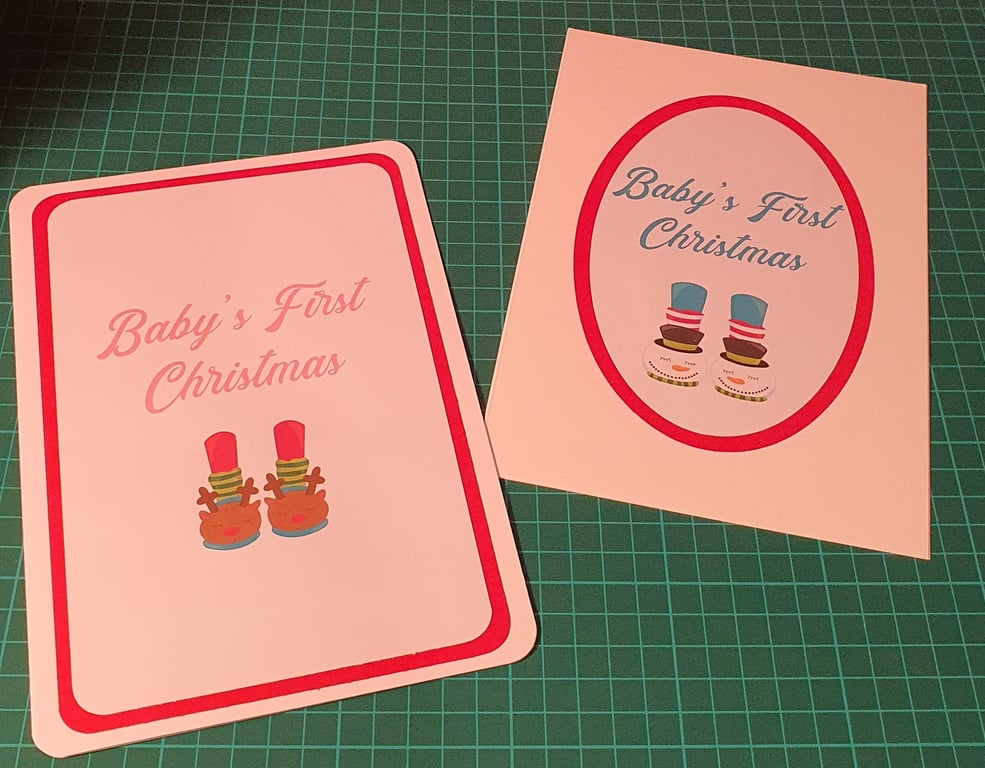 Christmas Feet Christmas Cards - can be personalised