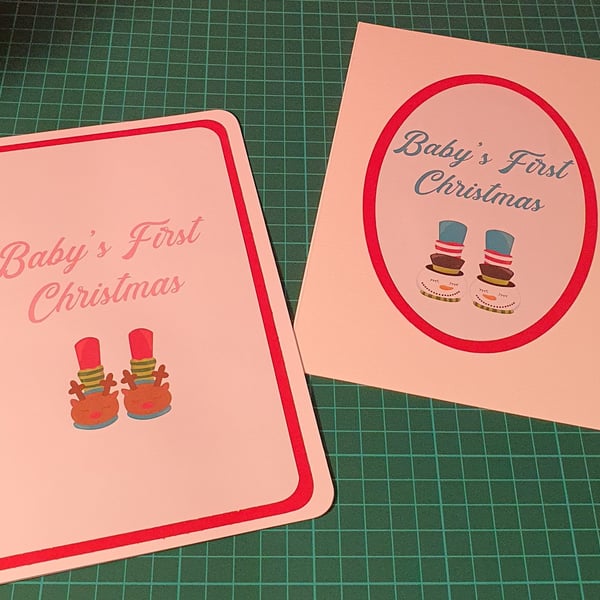 Christmas Feet Christmas Cards - can be personalised