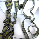 Cornish Tartan Ribbon 25 mm wide