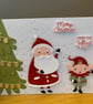 Interactive Santa & Elf Christmas Card Merry Christmas from the Jolliest Duo  - Image 2