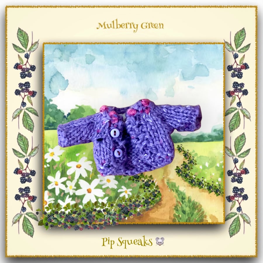Pip Squeaks’ Purple Cardigan 