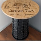Folding Table Caravan Themed with or without personalised names of your choice