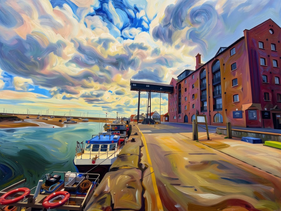 A4 Print Wells-Next-The-Sea North Norfolk 