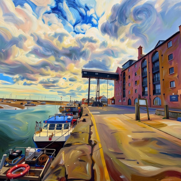 A4 Print Wells-Next-The-Sea North Norfolk 