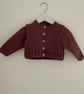 Baby cardigan with patterned border - Image 5
