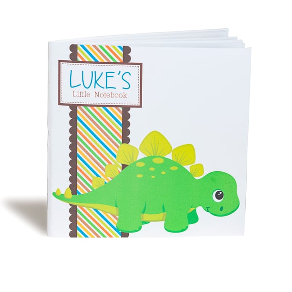 Personalised Dinosaur Notebook