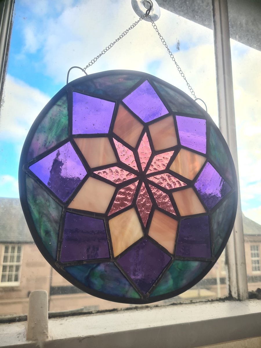 Stained glass mandala