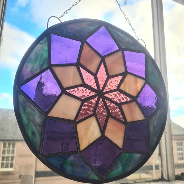 Stained glass mandala