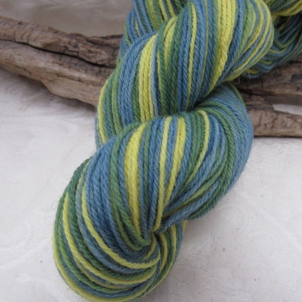 100g Sherwood Pastel Space Dyed Natural Dye Sock Yarn