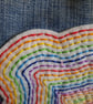 Rainbow Pencil Case - Running Stitch Cloud - Image 3