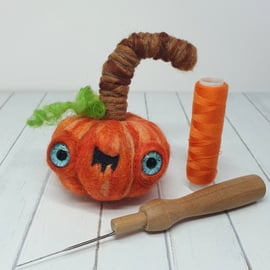 Orange Needlefelt Pumpkin