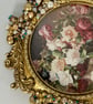 Upcycled bedazzled gold frame 