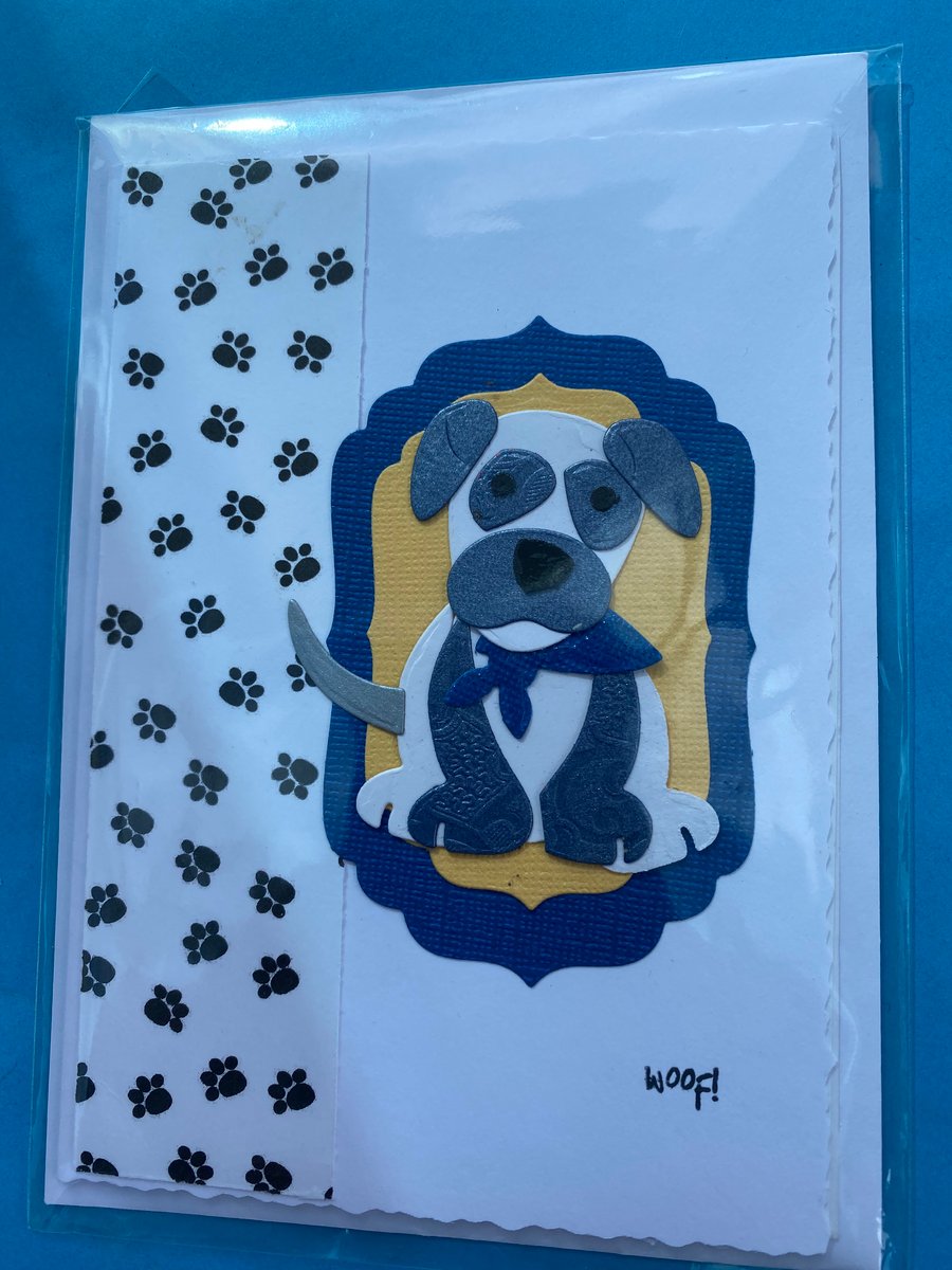 Cute Dotty Dog card