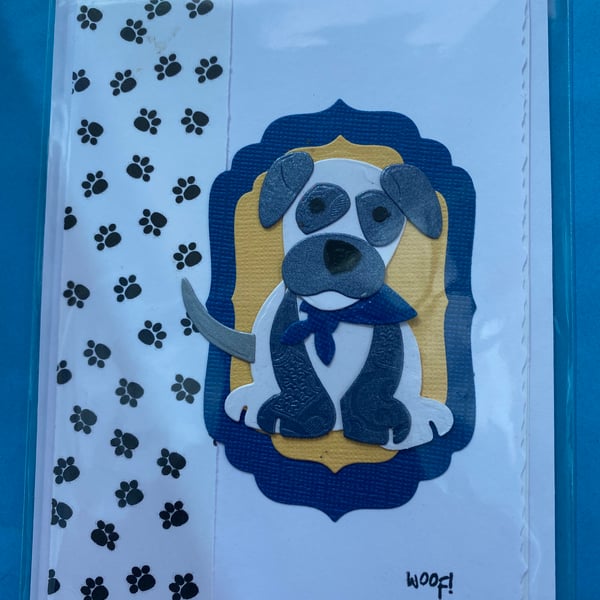 Cute Dotty Dog card