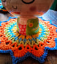 set of 2 colourful crochet mandala doilies - Image 5