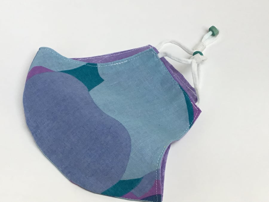 One medium size double layered face mask