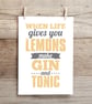 Make Gin and Tonic Print - Image 5