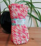 Hand knitted cotton dishcloths: set of 3 - Image 1